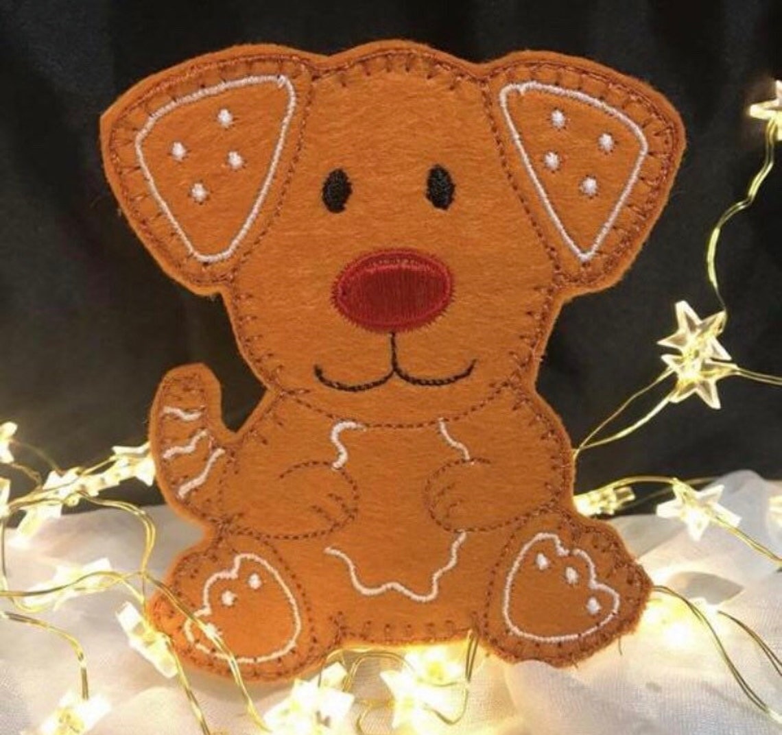 Felt dog Christmas decoration Christmas tree decoration dog Etsy