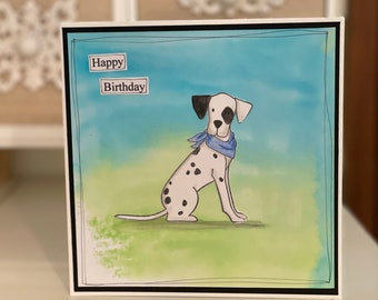 Great Dane birthday card, Man’s best friend birthday card, dog birthday card, Great Dane, man’s birthday card, male birthday card, dog lover