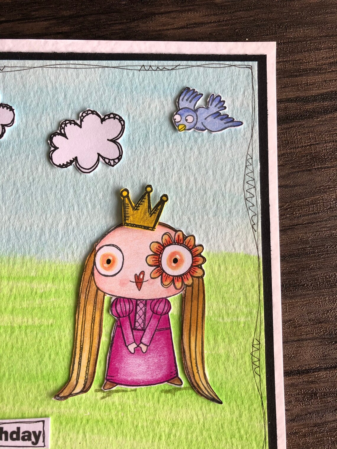 Rapunzel birthday card princess birthday card Fairytale - Etsy France