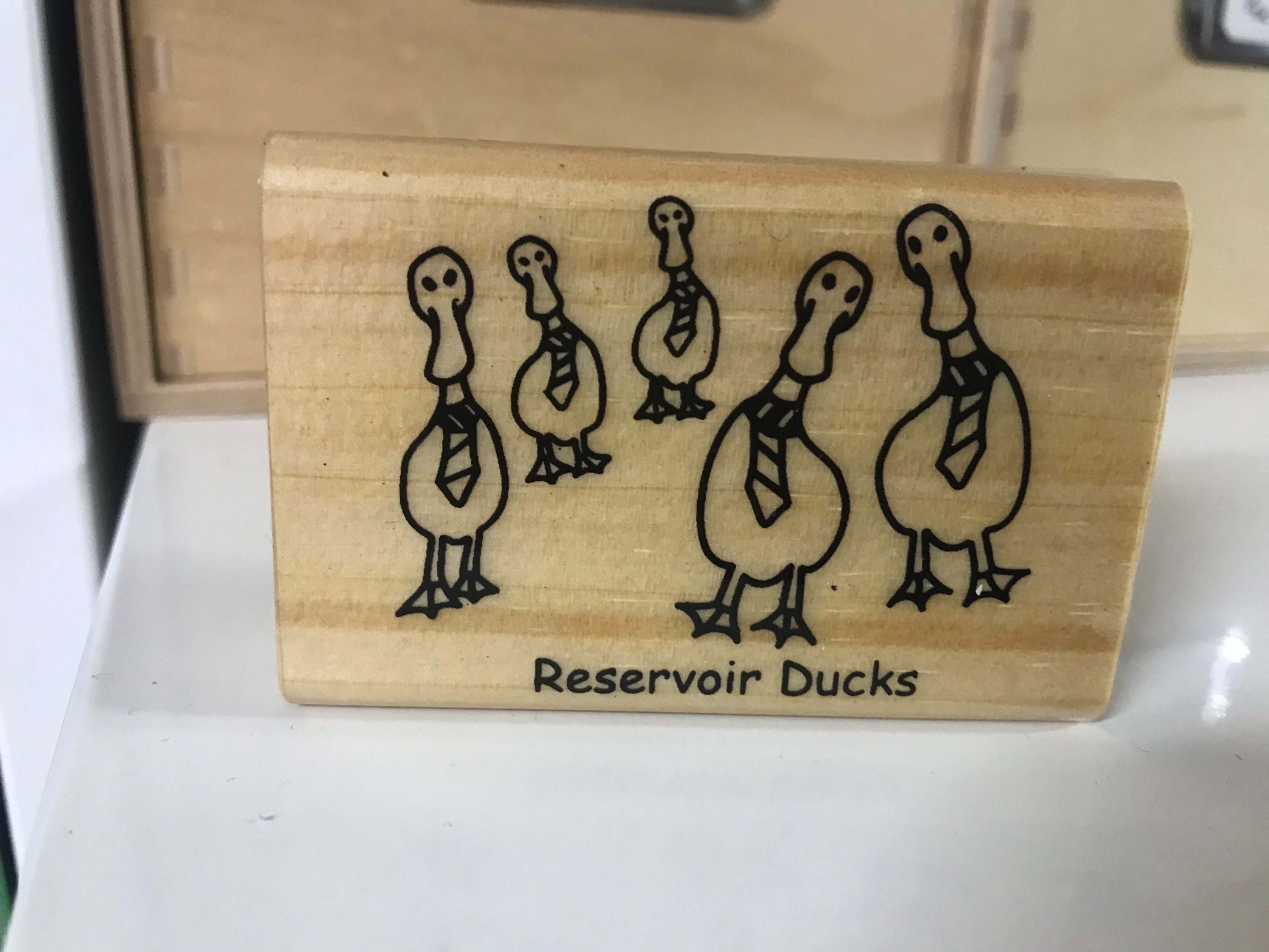 Wooden Rubber Stamp Animal Rubber Stamp Duck Rubber Stamp Etsy UK