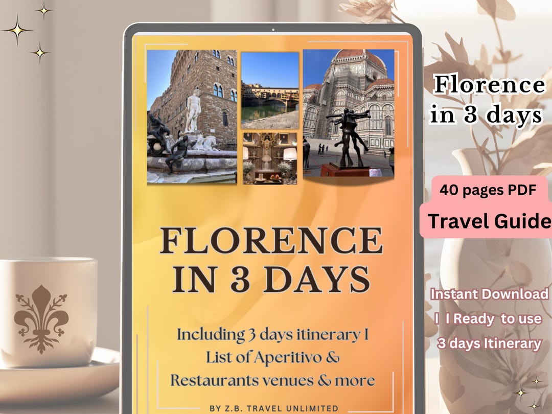 Florence I Mini Travel Guide I Including 3 Days Ready to Use Itinerary ...
