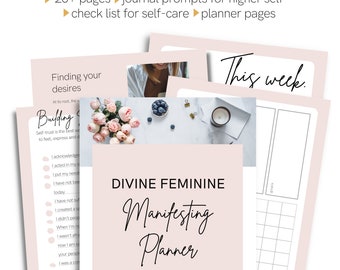 Divine Feminine Manifesting Planner