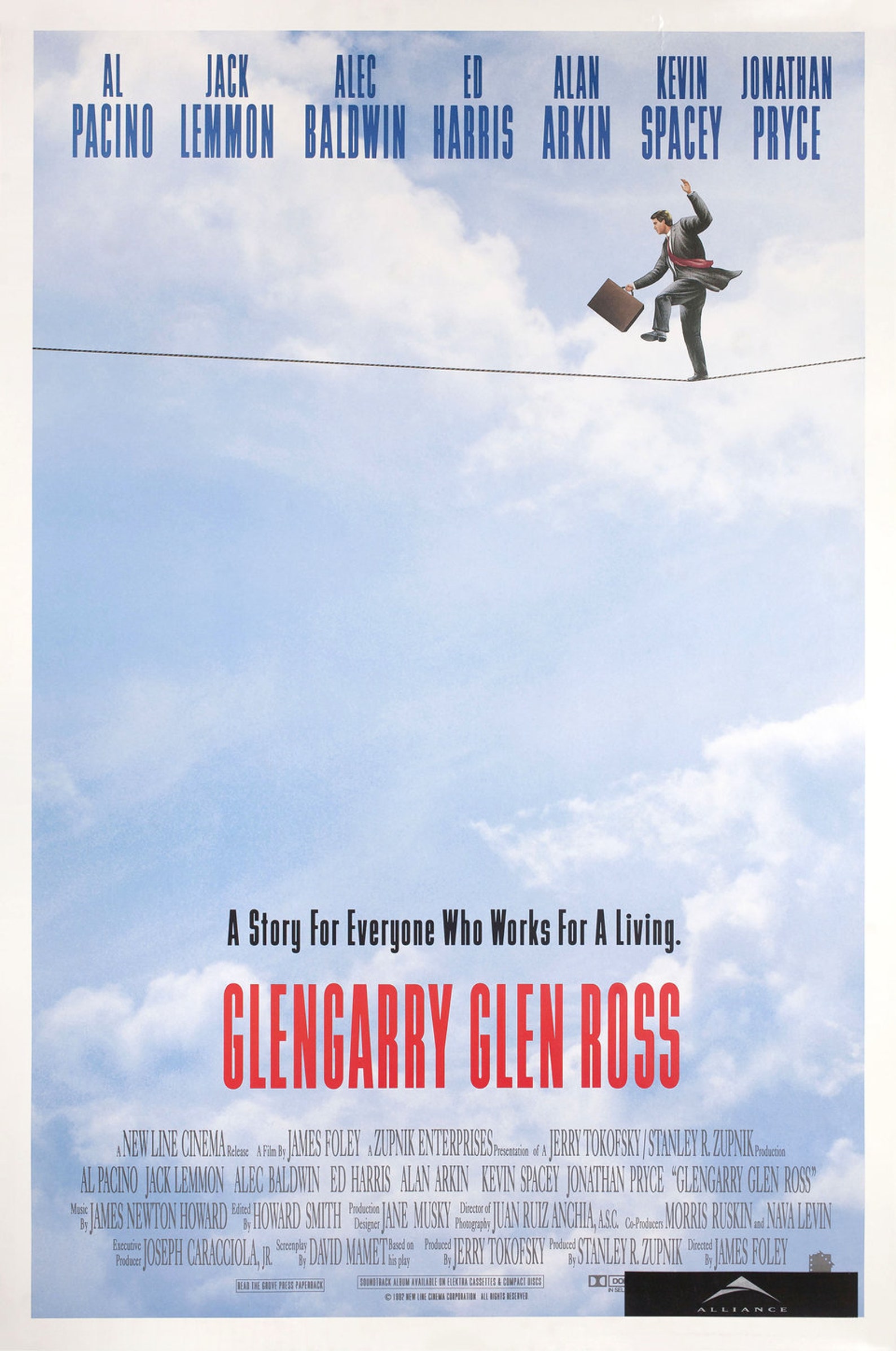 Glengarry Glen Ross Screenplay Movie Poster (up to 24