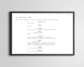 Forgetting Sarah Marshall Screenplay Poster: Movie Script Art