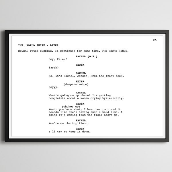 Forgetting Sarah Marshall - Screenplay POSTER! (up to 24" x 36") - Movie - Film - Script - Kristen Bell - Mila Kunis - Russell Brand