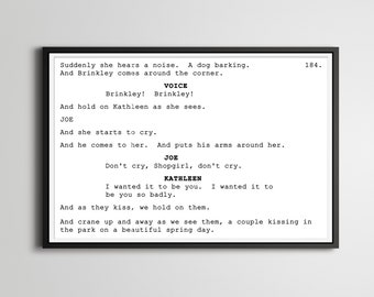 You've Got Mail Script Poster: Movie Screenplay Art Print