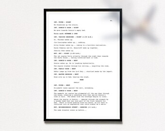 Plakat filmowy z zakończeniem filmu „Donnie Darko”