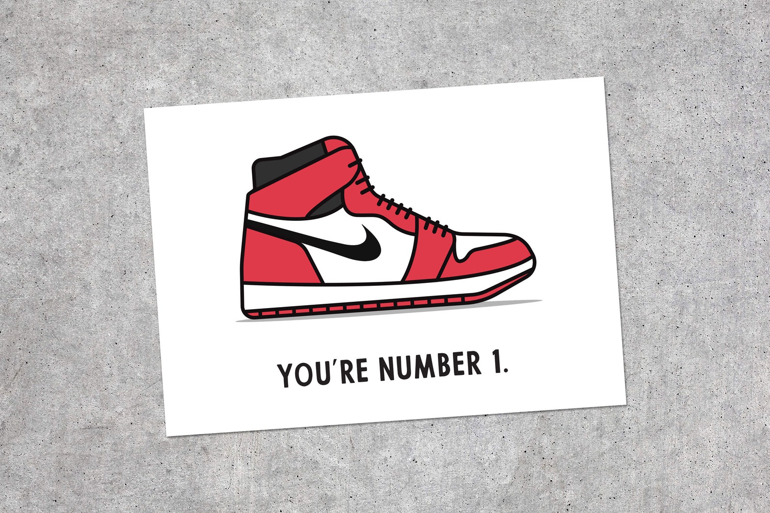 YOU'RE NUMBER 1 Funny Card Birthday Card Anniversary | Etsy