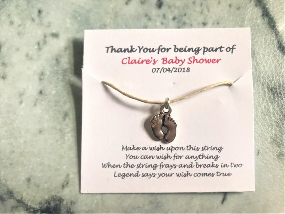baby shower bracelet
