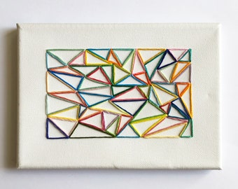 Triangles Embroidery 1