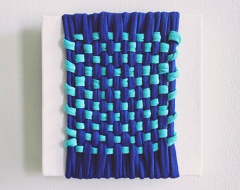 Blue Cotton Weaving Block