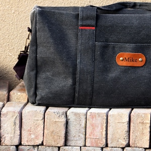 Custom Wedding Groomsmen Travel Bag Gift, Personalized Weekender Bag, Mens Travel Bag, Groomsmen Bags, Duffle Bag for Men