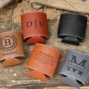 Groomsmen Can Cooler, Groomsmen Gifts Personalized, Engraved Can Holder, Beer Can Cooler,   Groomsmen Proposal, Groomsman Gift Ideas
