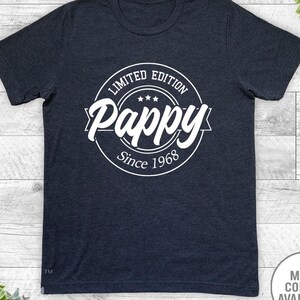 Pappy Shirt, Pappy Limited Edition Est. Year T-Shirt, Funny Pappy Gift, Father&#39;s Day Gift, Pappy Christmas Gift