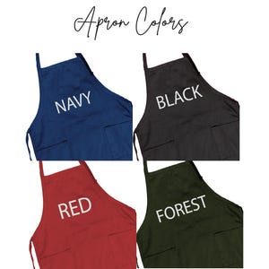 Hi Hungry I'm Dad Grill Apron, BBQ Apron, Funny Dad Apron, Father's Day Gift bild 7