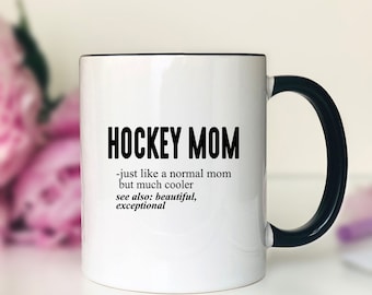 Hockey Mom Just Like A Normal Mom Coffee Mug  Hockey Mom Gift  Hockey Mom Mug -Funny Hockey Mom Gift