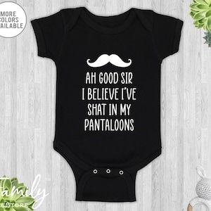Ah Good Sir... - Baby Bodysuit - Funny Baby Onesie - Funny Baby Shower Gift