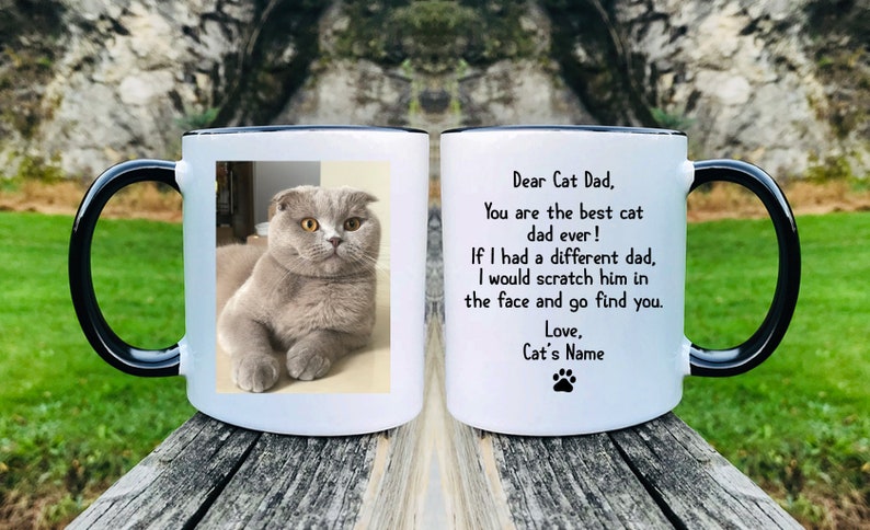 dear cat dad mug