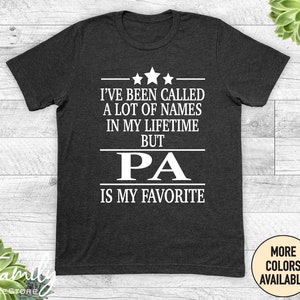 Pa Is My Favorite Name In My Lifetime Shirt Father Day Pa Is My Favorite Name In My Lifetime Shirt Father Day