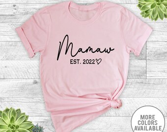 personalized mamaw shirts