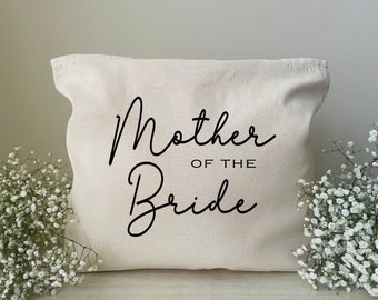 Mother Of The Bride Gift, Zippered Tote, Mother Of The Bride Tote, Bride's Mom Gift, Mother Of The Bride Bag, Gift For Mother Of The Bride