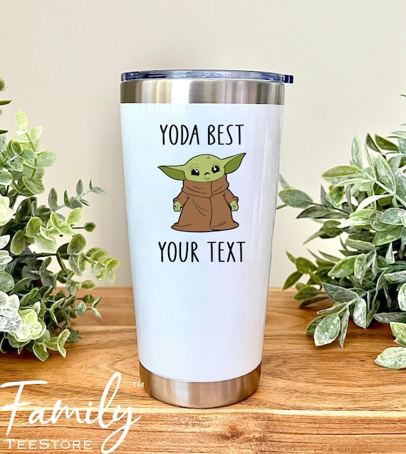 Yoda Best Custom Name - 20oz Tumbler - Custom Name Tumbler - Personalized Yoda Tumbler