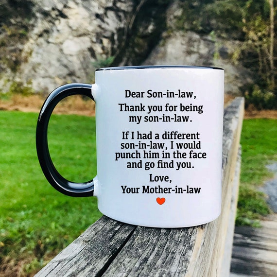 Cher gendre... Merci d'être mon gendre... Mug | Etsy