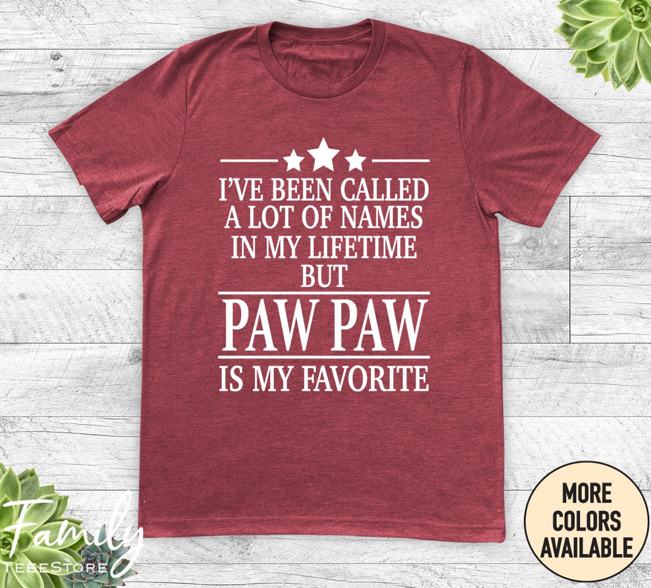 I've Been Called A Lot Of Names Paw Paw Is My Favorite Shirt I've Been Called A Lot Of Names Paw Paw Is My Favorite Shirt