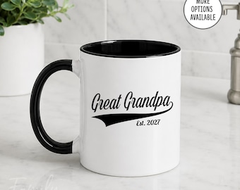 Great Grandpa Coffee Mug, Personalized Great Grandfather Gift, Father-In-Law Gift