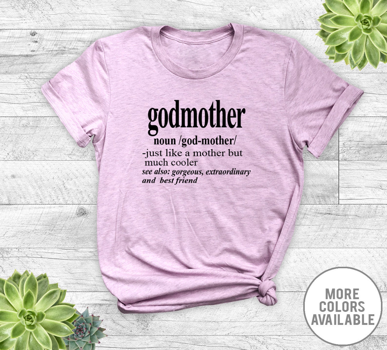 Godmother Noun Unisex Tshirt Godmother Shirt Godmother Etsy