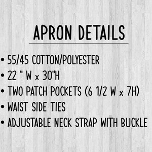 Personalized Head Chef Apron, Custom Name Apron, Personalized Apron, Grilling Gift, Father's Day Gift image 6