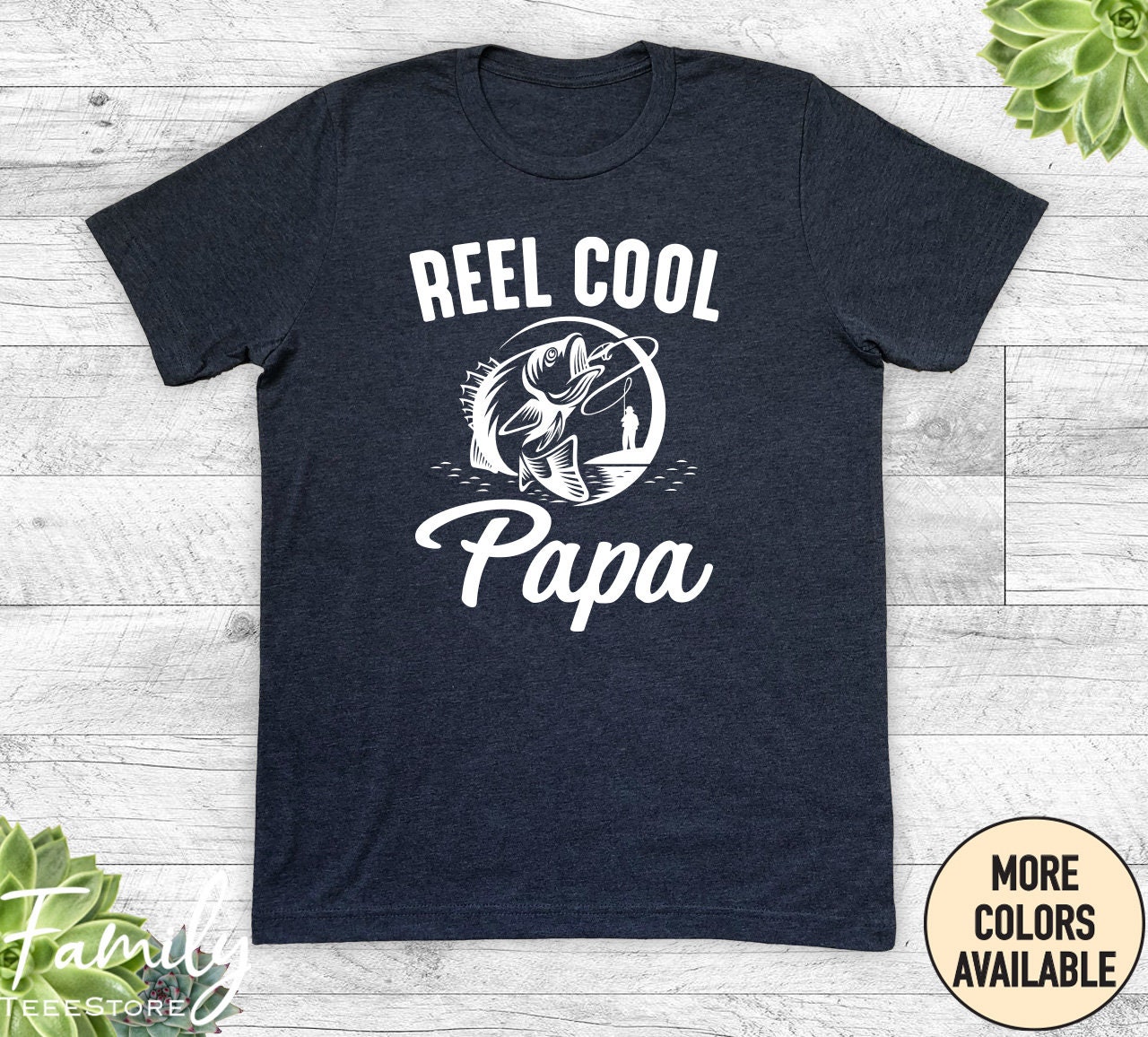 Reel Cool Papa Unisex Shirt, Papa Shirt, Funny Papa Gift, Fishing Gift,  Father's Day Gift 