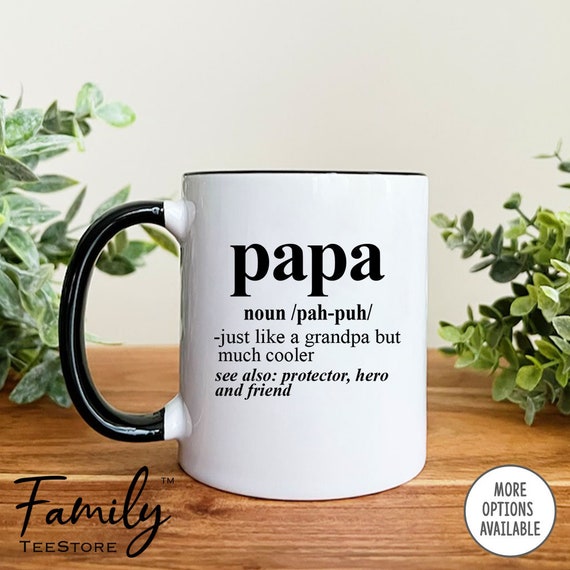 Papa Noun Coffee Mug, Papa Gift, Papa Mug, Funny Gift for Papa 