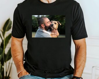 Custom Photo Shirt, Personalized T-Shirt, Customized Tee, Custom Image Gift, Husband Shirt, Grandpa Tee, Father's Day Gift