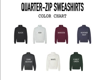 CUSTOM Logo Quarter Zip Sweatshirt, Reserved Listing - Etsy