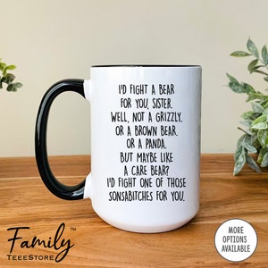 Classic Mugs I'd Fight A Bear For You Dad Father’s Day