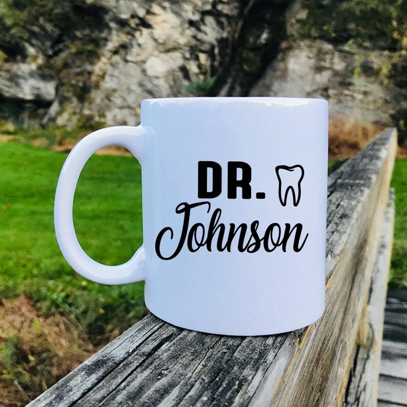 YOUR NAME Dentist Mug Mug Dentist Gift CUSTOM Mug Gift Etsy