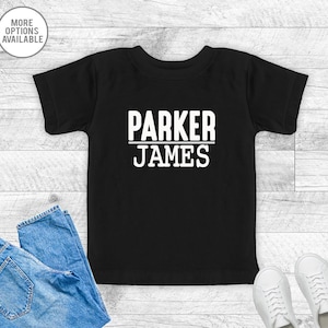 Custom Boy Name T-Shirt - Bodysuit - Toddler Name Shirt - Personalized Shirt - Custom Name Tee