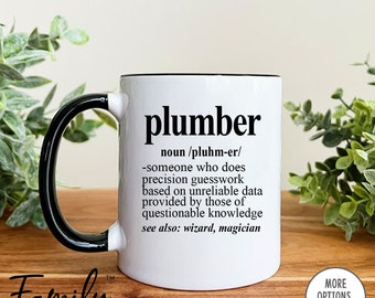 Plumber Coffee Mug  Plumber Gift   Plumber Mug  Gift For Plumber