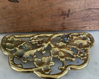 Solid Brass Trivet by Harvin Virgina Metalcrafters, solid brass trivet