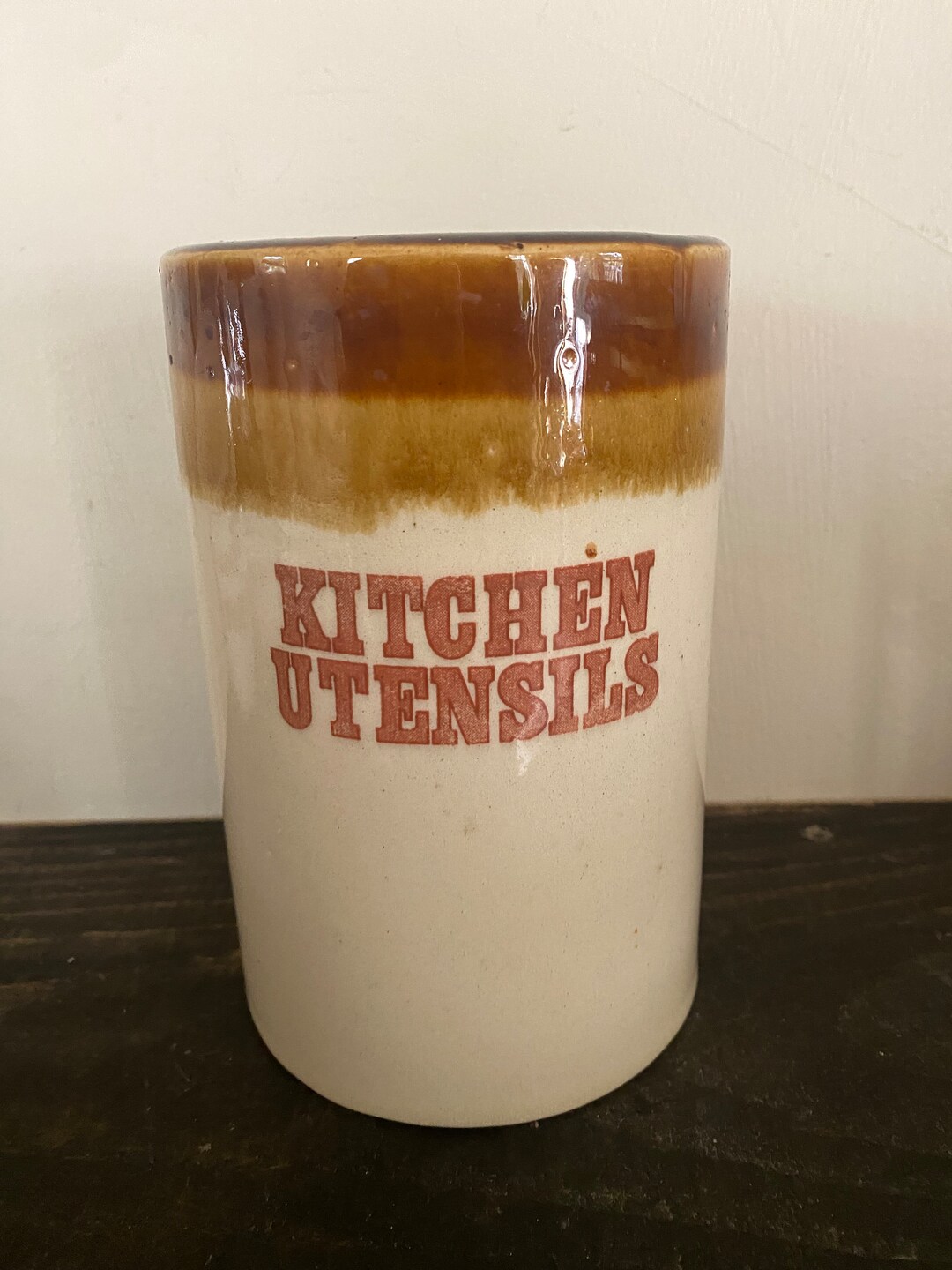 70s Kitchen Utensil Holder