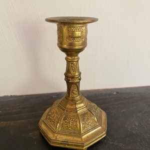 Beautiful Vintage Gold Decorative Candle Stick Holder
