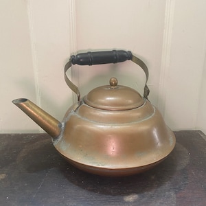 Vintage Copper Tea Kettle
