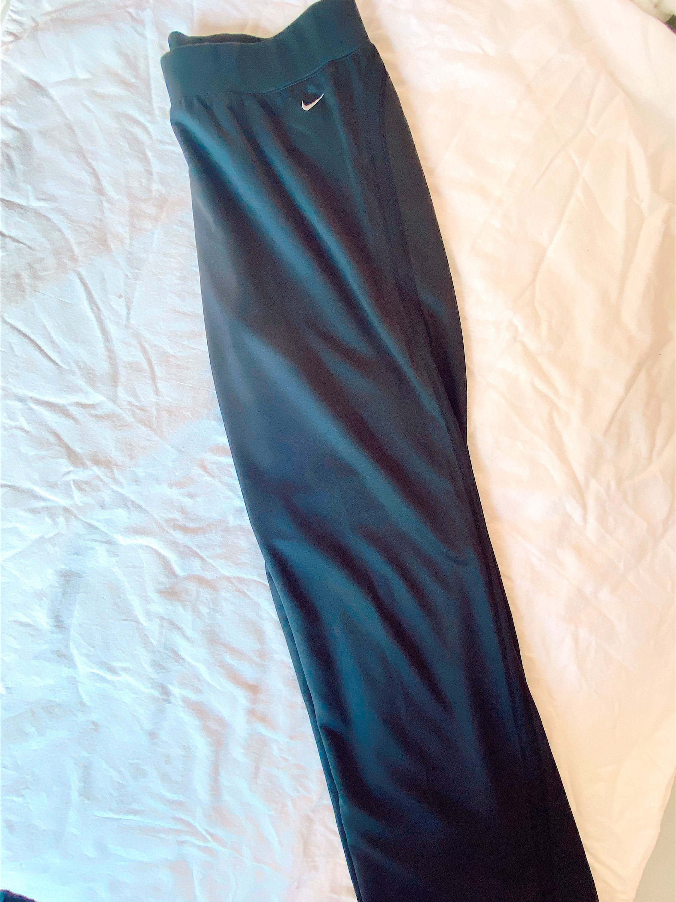 Thrifted Nike flared leggings | Etsy