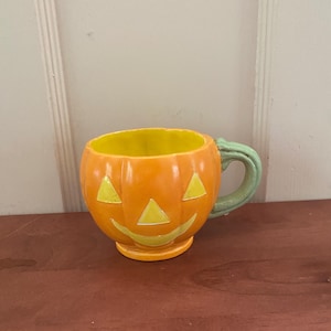 Vintage Halloween Pumpkin Mug