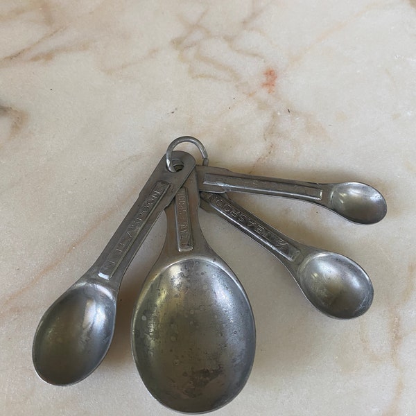 Vintage Aluminum Measuring Spoons