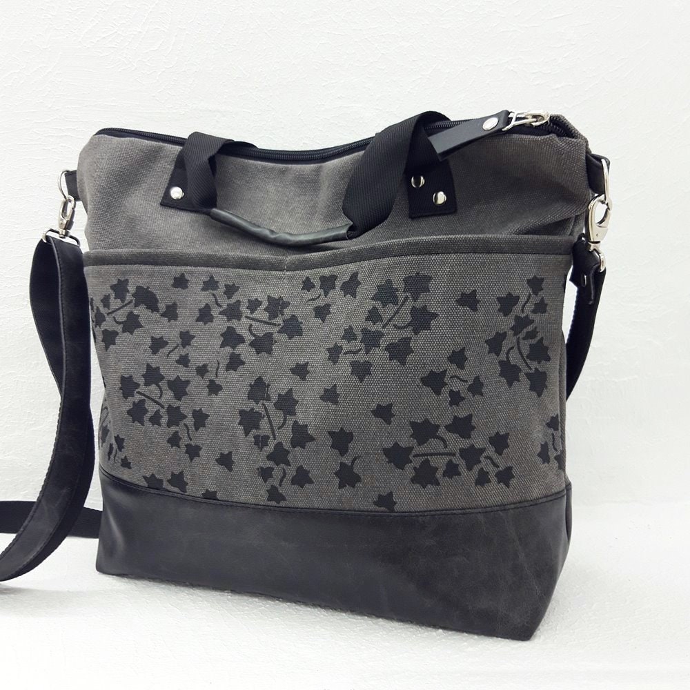 black and gray bag