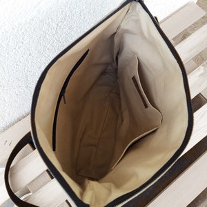 Crossbody bag flowers, Light summer bag, hobo style, youth deep bag, everyday bag, women's bag hobo style, A4 format, Yellow Boho image 7