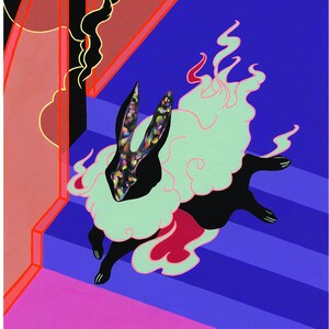 Running Hare - Archival Print on Matte Paper