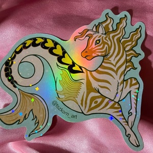 Zebracamp holographic sticker